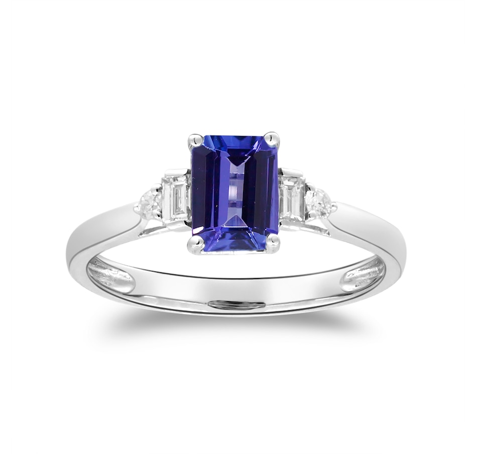 Image 744902.jpg, Product 744-902 / Price $1,129.99, Cirari 14K White Gold Tanzanite and Diamond Ring from Cirari on TSC.ca's Jewellery department