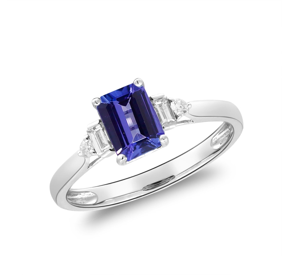 Image 744902_ALTMORE1.jpg, Product 744-902 / Price $1,129.99, Cirari 14K White Gold Tanzanite and Diamond Ring from Cirari on TSC.ca's Jewellery department