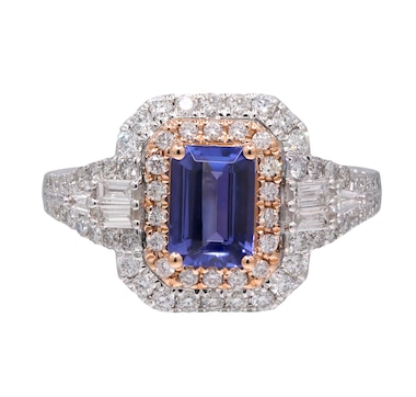  Cirari 14K Two-Tone Tanzanite and Diamond Ring