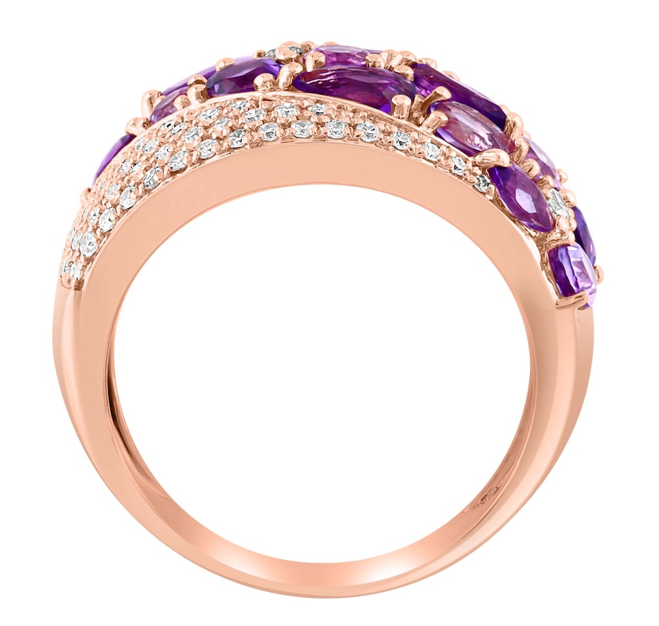 Image 745022_ALTMORE1.jpg, Product 745-022 / Price $1,899.99, EFFY 14K Rose Gold Amethyst & Diamond Ring from Effy Jewellery on TSC.ca's Jewellery department