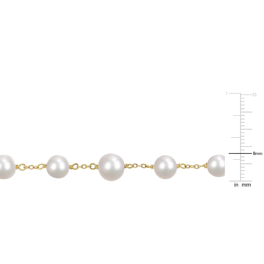 Image 745194_ALTMORE2.jpg, Product 745-194 / Price $149.00, Amour Pearls Yellow Plated Sterling Silver Cultured Freshwater Pearl Tin Cup Necklace from Amour Pearls on TSC.ca's Jewellery department