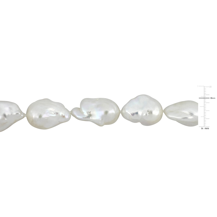Image 745199_ALTMORE2.jpg, Product 745-199 / Price $1,199.99, Amour Pearls Cultured Freshwater Keshi Pearl Necklace with 14K Yellow Gold Corrugated Ball Clasp from Amour Pearls on TSC.ca's Jewellery department