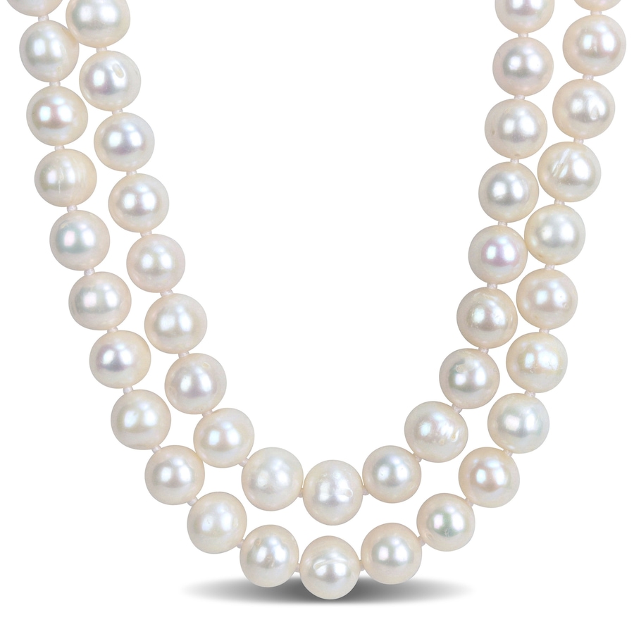 Image 745201.jpg, Product 745-201 / Price $279.99, Amour Pearls 9-10mm Cultured Freshwater Pearl Two Strand Necklace With Bayonet Clasp from Amour Pearls on TSC.ca's Jewellery department
