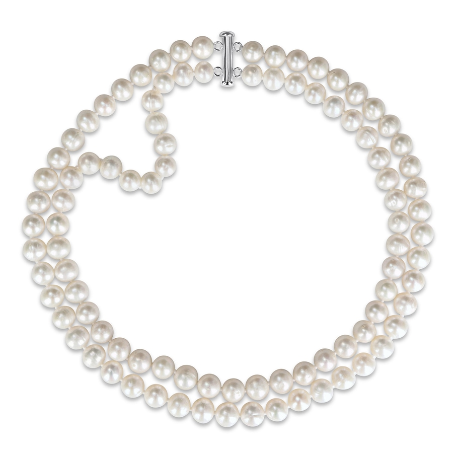 Image 745201_ALTMORE1.jpg, Product 745-201 / Price $279.99, Amour Pearls 9-10mm Cultured Freshwater Pearl Two Strand Necklace With Bayonet Clasp from Amour Pearls on TSC.ca's Jewellery department