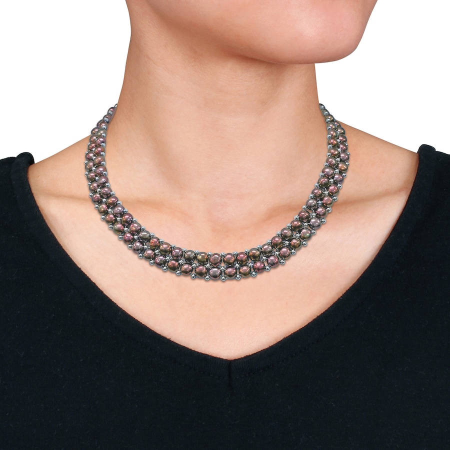Image 745202_ALTMORE5.jpg, Product 745-202 / Price $279.99, Amour Pearls Sterling Silver Cultured Freshwater Pearl Necklace, Bracelet & Earrings Set from Amour Pearls on TSC.ca's Jewellery department