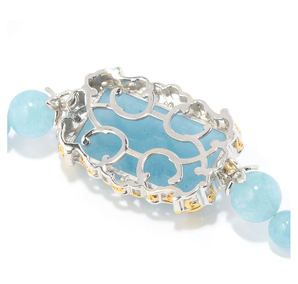 Image 745347_ALTMORE1.jpg, Product 745-347 / Price $169.99, Gems en Vogue Palladium Silver Aquamarine Bead Bracelet from Gems En Vogue on TSC.ca's Jewellery department