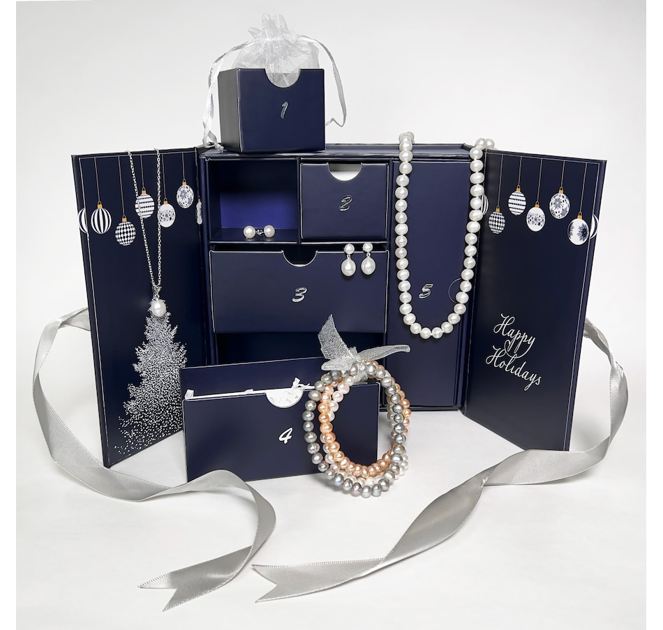 Image 745527_ALTMORE4.jpg, Product 745-527 / Price $229.99, Amour Pearls Sterling Silver Cultured Freshwater Pearl Five Piece Gift Box Set from Amour Pearls on TSC.ca's Jewellery department