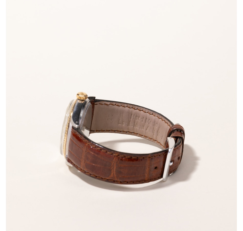 Image 745627_ALTMORE4.jpg, Product 745-627 / Price $5,495.00, Estate Originals Stainless Steel and 14K Yellow Gold Rolex Oyester Perpetual DateJust Watch from Estate Originals on TSC.ca's Jewellery department