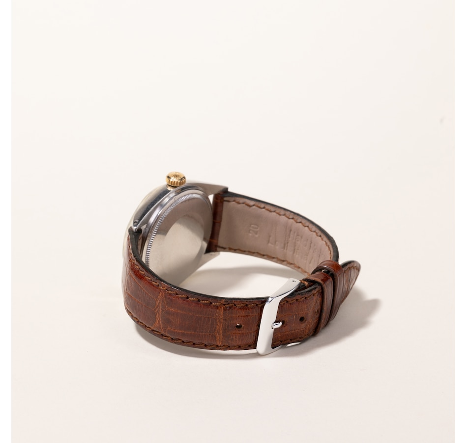 Image 745627_ALTMORE5.jpg, Product 745-627 / Price $5,495.00, Estate Originals Stainless Steel and 14K Yellow Gold Rolex Oyester Perpetual DateJust Watch from Estate Originals on TSC.ca's Jewellery department