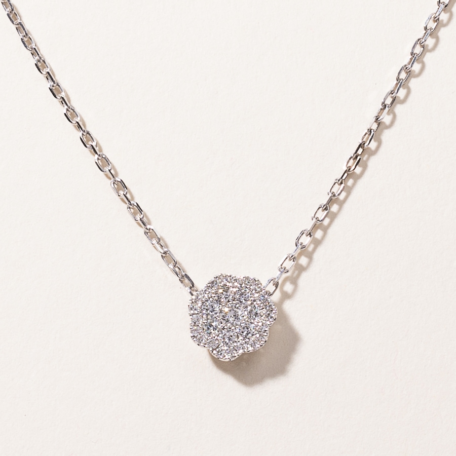 Image 745641.jpg, Product 745-641 / Price $1,695.00, Estate Originals 14K White Gold 0.50-Carat Diamond Cluster Pendant from Estate Originals on TSC.ca's Jewellery department