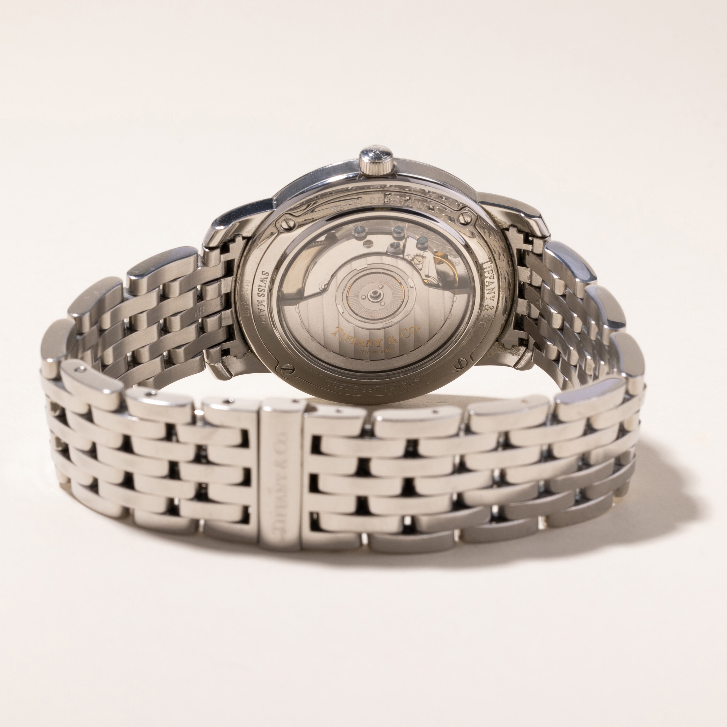 TIFFANY＆Co. Tiffany & Co Blue Black Gradient Sunglasses Silver Diamond Point