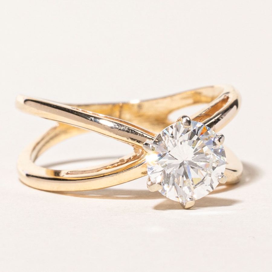 Image 746001_ALTMORE1.jpg, Product 746-001 / Price $7,995.00, Estate Originals 14K 1.15-Carat Solitaire Diamond Engagement Ring from Estate Originals on TSC.ca's Jewellery department