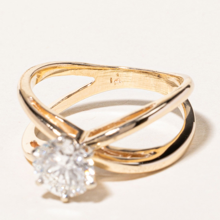 Image 746001_ALTMORE4.jpg, Product 746-001 / Price $7,995.00, Estate Originals 14K 1.15-Carat Solitaire Diamond Engagement Ring from Estate Originals on TSC.ca's Jewellery department