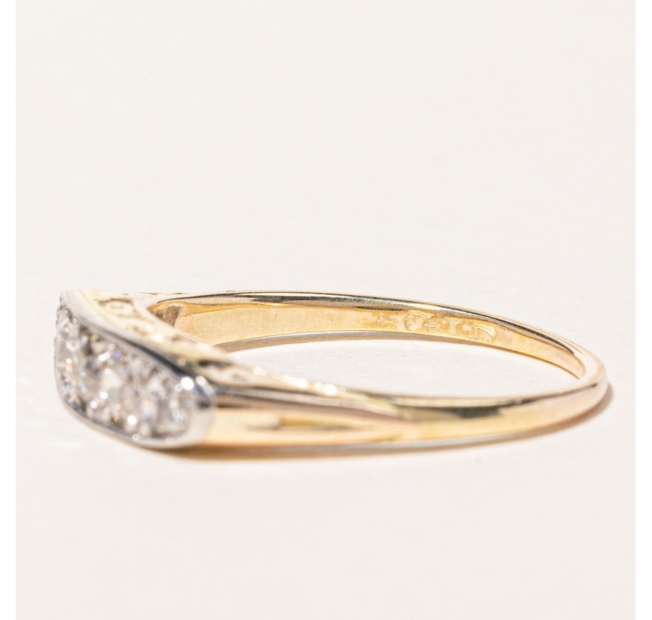 Image 746025_ALTMORE4.jpg, Product 746-025 / Price $2,495.00, Estate Originals Edwardian 5-Across Old European-Cut Diamond Ring from Estate Originals on TSC.ca's Jewellery department