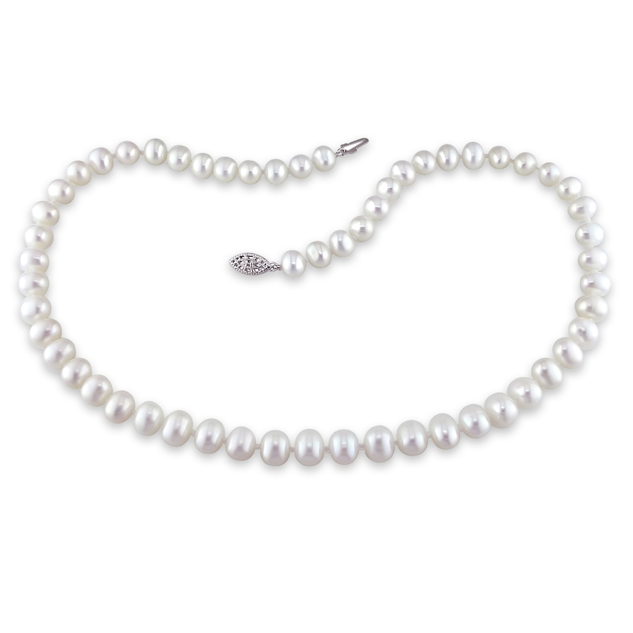 Image 746036.jpg, Product 746-036 / Price $99.99, Amour Pearls Sterling Silver Freshwater Pearl Necklace from Amour Pearls on TSC.ca's Jewellery department