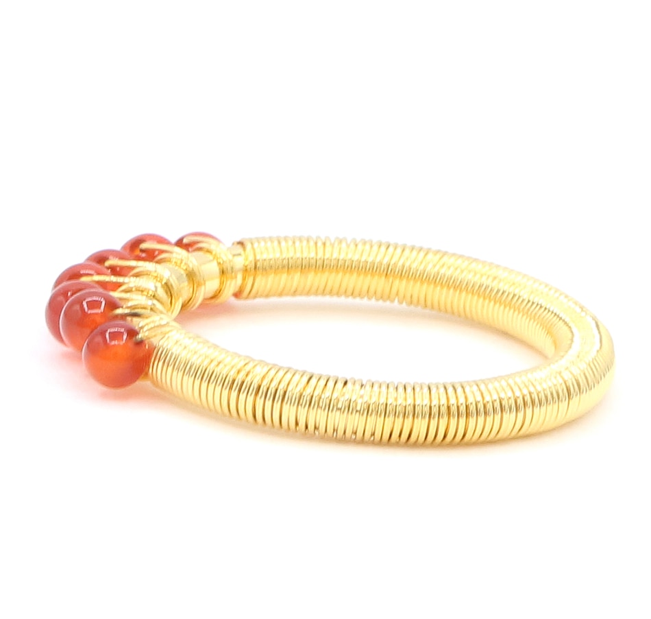 Image 746143_ALTMORE1.jpg, Product 746-143 / Price $119.99, Gems en Vogue Palladium Silver Orange Onyx Wrap Ring from Gems En Vogue on TSC.ca's Jewellery department