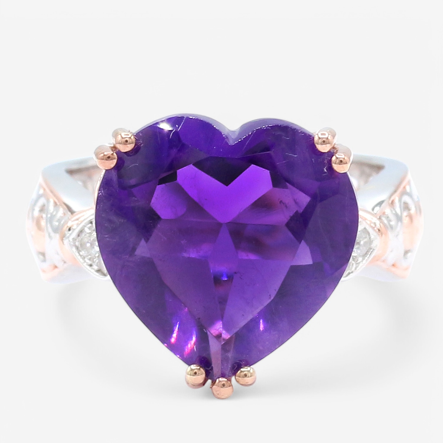 Gems en Vogue Palladium Silver Gemstone Ring - TSC.ca