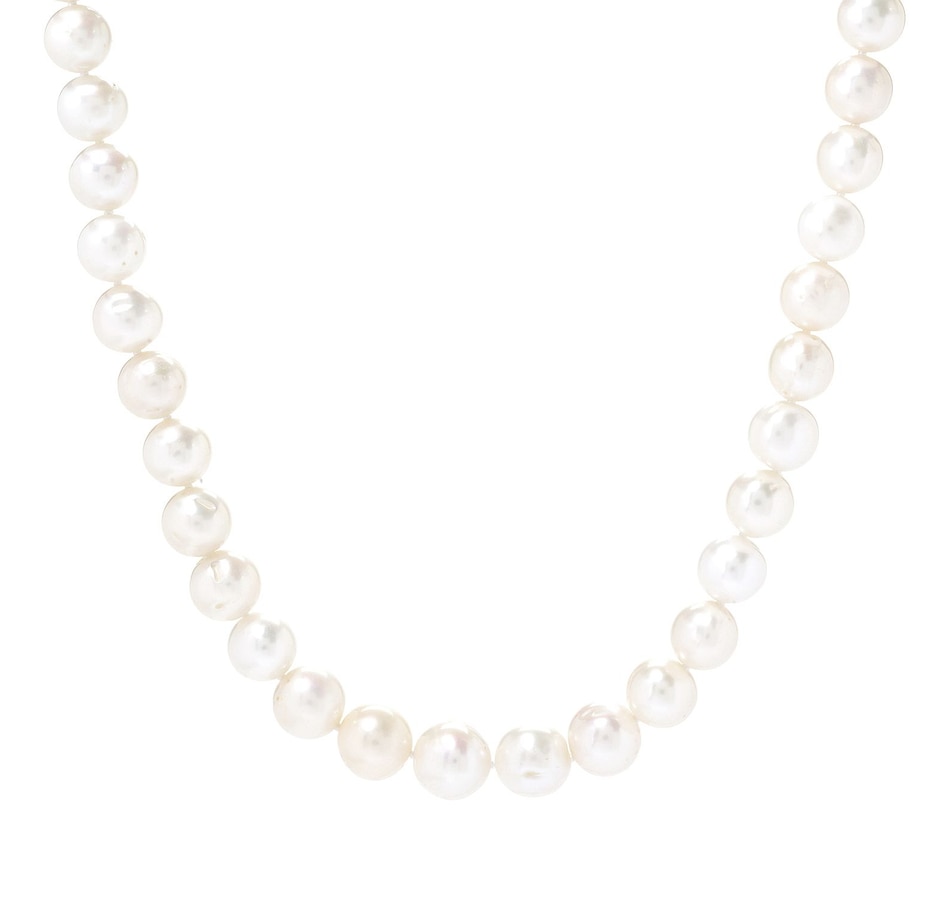 Image 746199.jpg, Product 746-199 / Price $119.99, Gems en Vogue Palladium Silver Graduated Pearl Necklace from Gems En Vogue on TSC.ca's Jewellery department