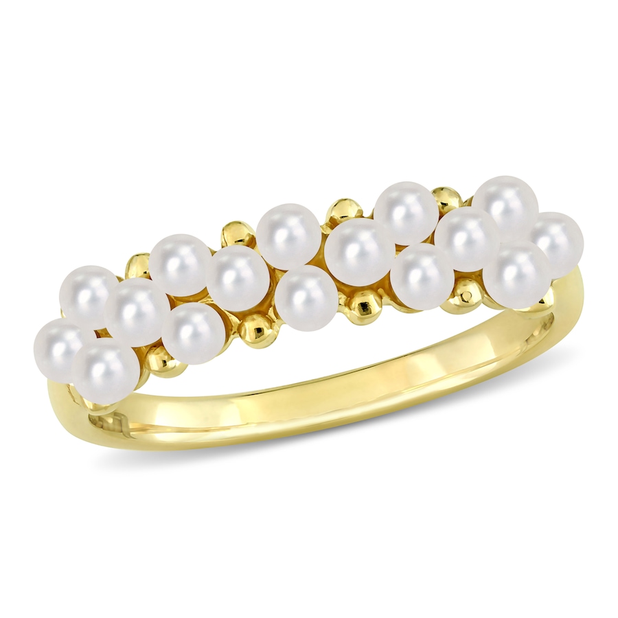 Image 746248.jpg, Product 746-248 / Price $699.99, Amour Pearls Freshwater Cultured Pearl Semi-Eternity Ring from Amour Pearls on TSC.ca's Jewellery department
