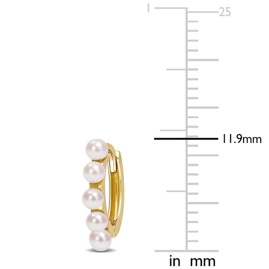 Image 746249_ALTMORE1.jpg, Product 746-249 / Price $299.99, Amour Pearls 10K Yellow Gold Freshwater Cultured Pearl Hoop Earrings from Amour Pearls on TSC.ca's Jewellery department