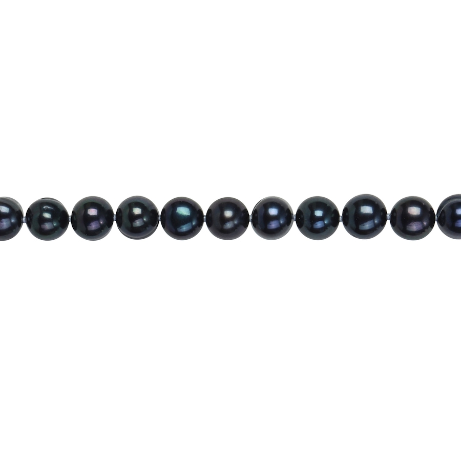 Image 746253_ALTMORE3.jpg, Product 746-253 / Price $119.99, Amour Pearls Gents Black Freshwater Cultured Pearl Bracelet with Large Silver Clasp from Amour Pearls on TSC.ca's Jewellery department