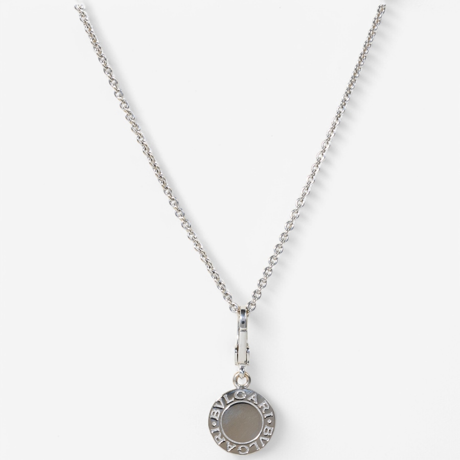 Image 746340_ALTMORE2.jpg, Product 746-340 / Price $2,650.00, Estate Originals 18K White Gold Onyx Bvlgari Circle Pendant from Estate Originals on TSC.ca's Jewellery department