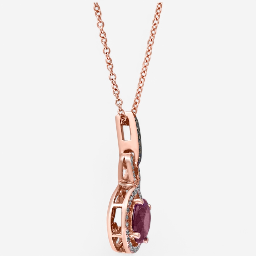 Image 746370_ALTMORE1.jpg, Product 746-370 / Price $1,349.99, EFFY 14K Rose Gold Rhodolite, Champagne and White Diamond Pendant with Chain from Effy Jewellery on TSC.ca's Jewellery department