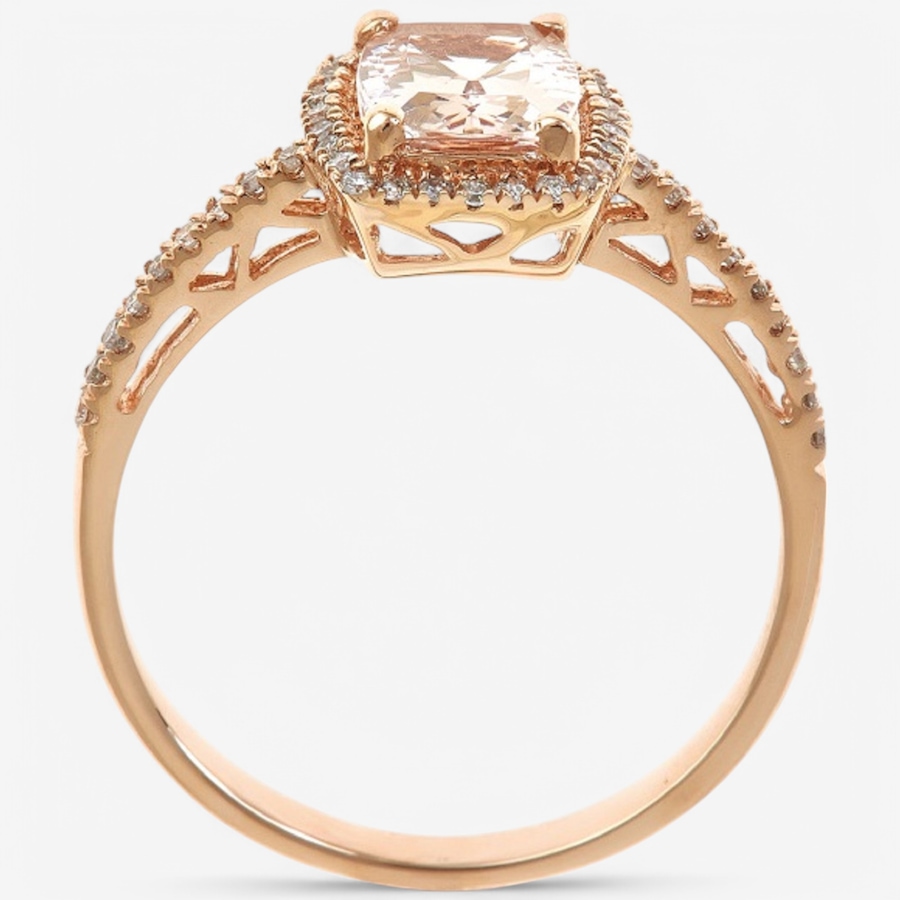 Image 746471_ALTMORE1.jpg, Product 746-471 / Price $1,299.99, CIRARI 10K Rose Gold Morganite And Diamond Ring from Cirari on TSC.ca's Jewellery department