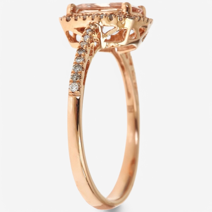 Image 746471_ALTMORE2.jpg, Product 746-471 / Price $1,299.99, CIRARI 10K Rose Gold Morganite And Diamond Ring from Cirari on TSC.ca's Jewellery department