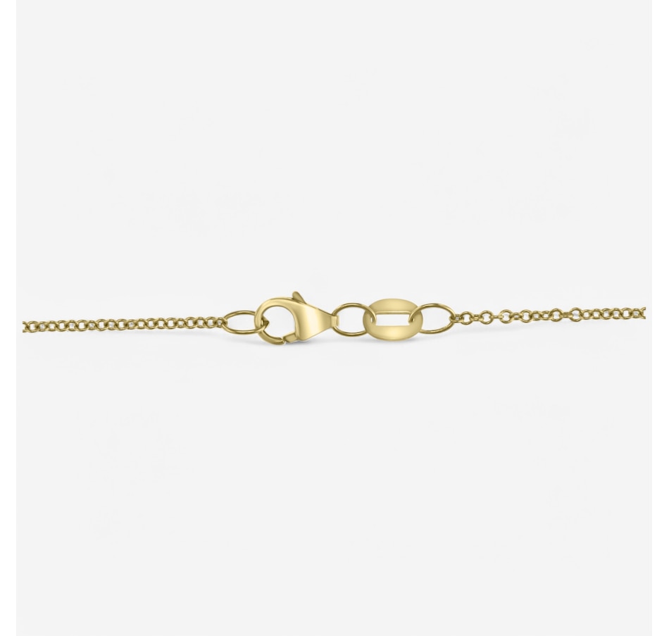 Image 746545_ALTMORE2.jpg, Product 746-545 / Price $2,799.99, EFFY 14K Yellow Gold Blue Sapphire & Diamond Circle Pendant with Chain from Effy Jewellery on TSC.ca's Jewellery department