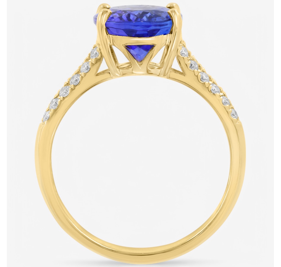 Image 746554_ALTMORE2.jpg, Product 746-554 / Price $4,499.99, EFFY 14K Yellow Gold Tanzanite & Diamond Ring from Effy Jewellery on TSC.ca's Jewellery department