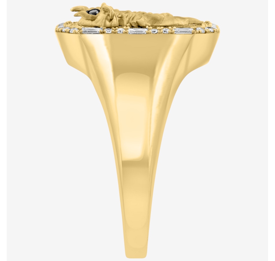 Image 746559_ALTMORE1.jpg, Product 746-559 / Price $3,599.99, EFFY 14K Yellow Gold Onyx, Black & White Diamond Ring from Effy Jewellery on TSC.ca's Jewellery department