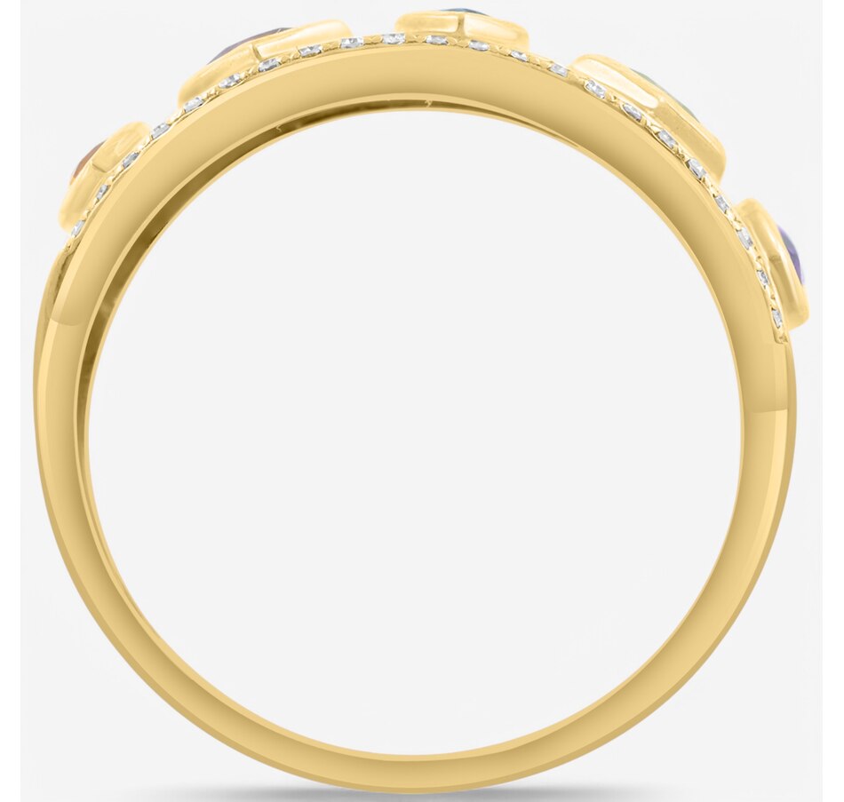 Image 746563_ALTMORE2.jpg, Product 746-563 / Price $1,799.99, EFFY 14K Yellow Gold Multi Gemstone & Diamond Ring from Effy Jewellery on TSC.ca's Jewellery department