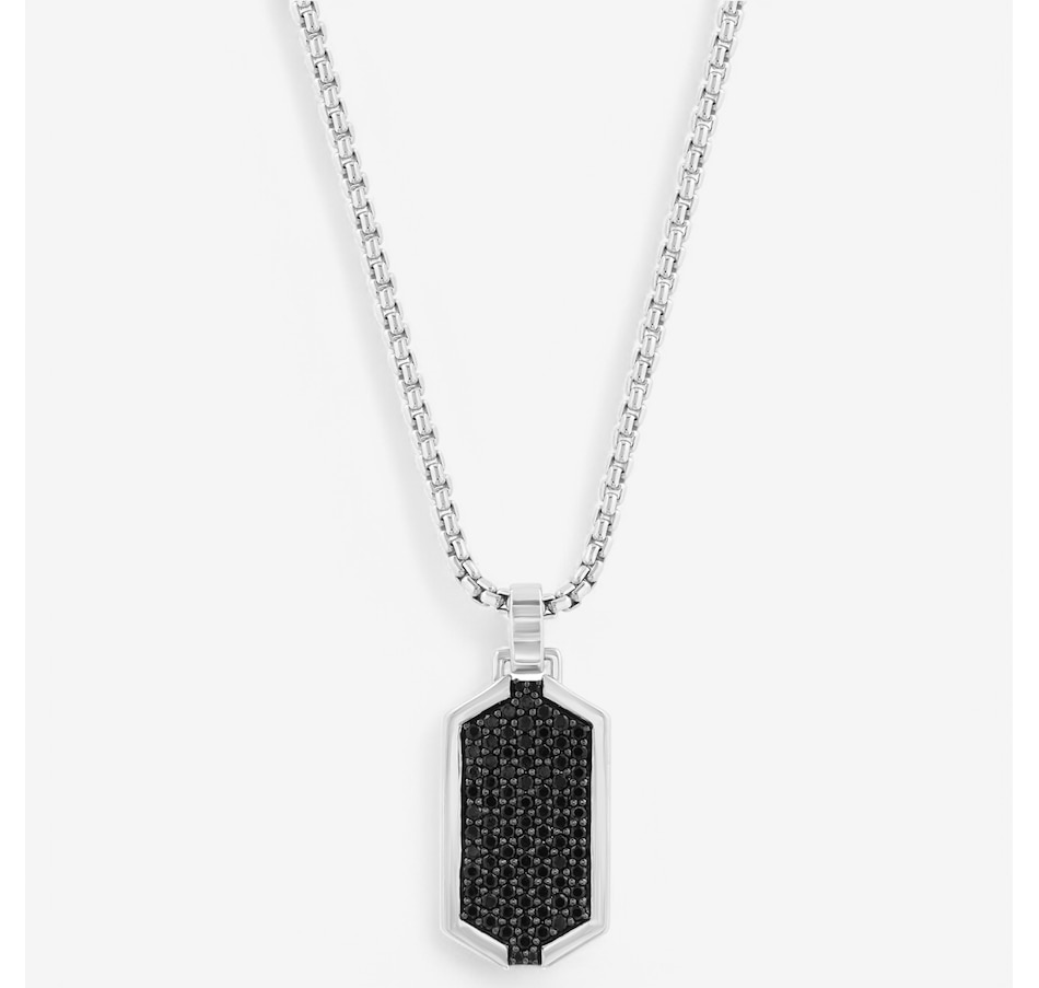 Image 746567.jpg, Product 746-567 / Price $699.99, EFFY Sterling Silver Black Spinel Pendant with Chain from Effy Jewellery on TSC.ca's Jewellery department