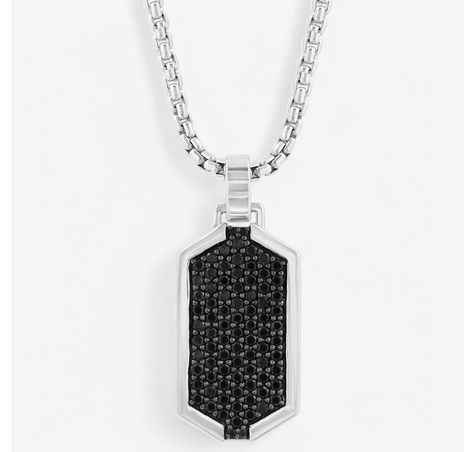Image 746567_ALTMORE1.jpg, Product 746-567 / Price $699.99, EFFY Sterling Silver Black Spinel Pendant with Chain from Effy Jewellery on TSC.ca's Jewellery department