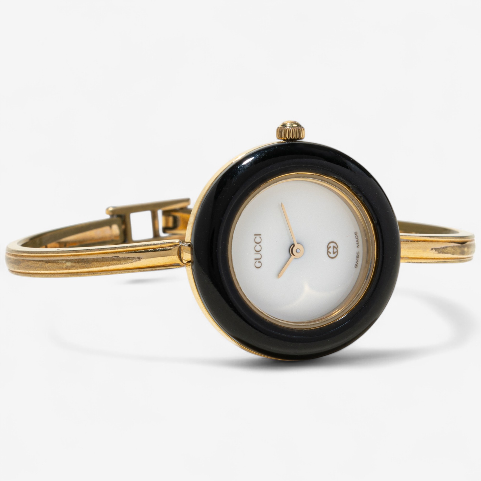 Estate Originals Gold-Plated Gucci 1100L Swiss-Made Quartz Watch