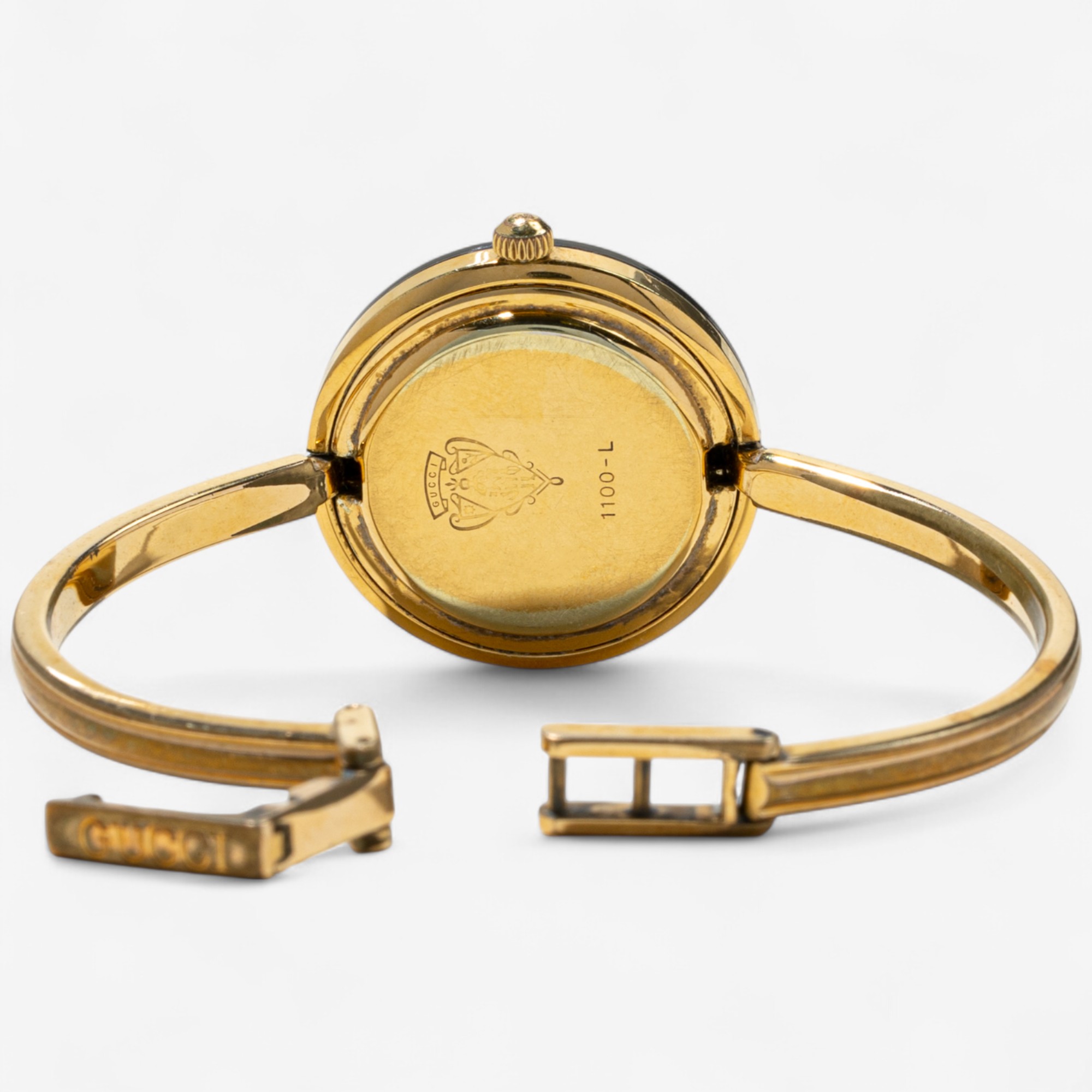 Estate Originals Gold-Plated Gucci 1100L Swiss-Made Quartz Watch