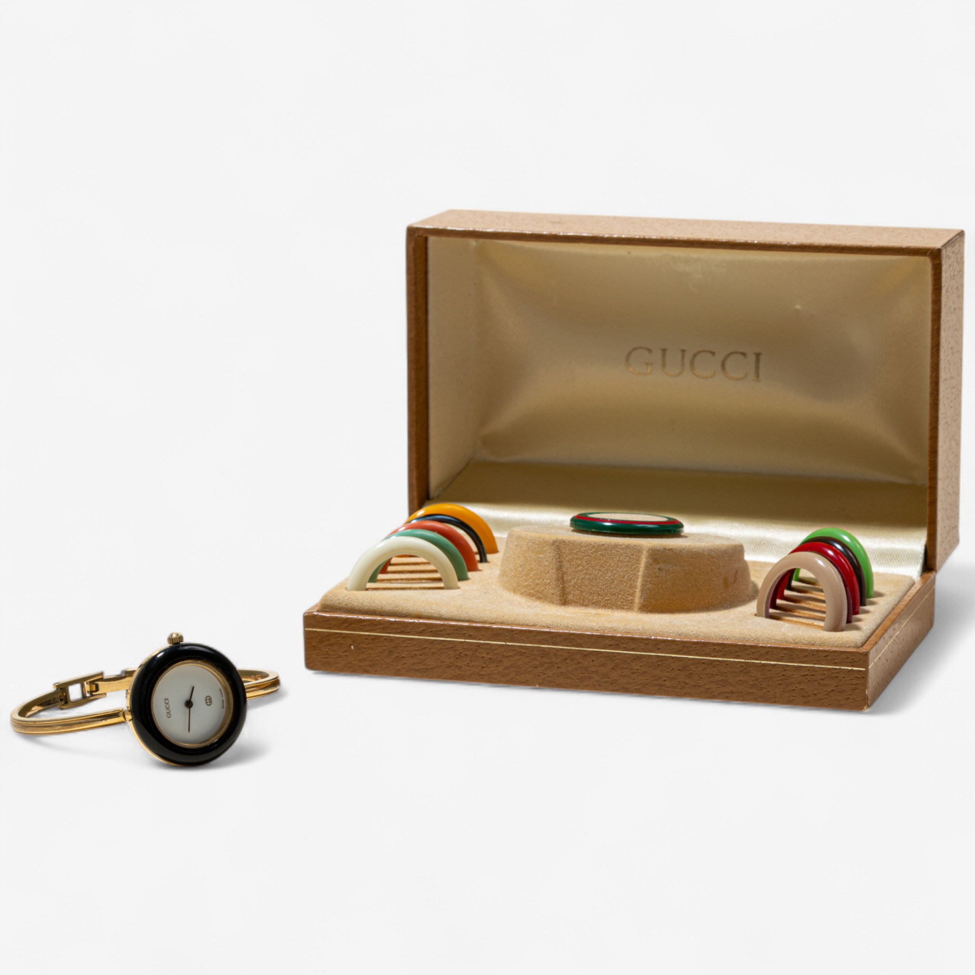 Estate Originals Gold-Plated Gucci 1100L Swiss-Made Quartz Watch