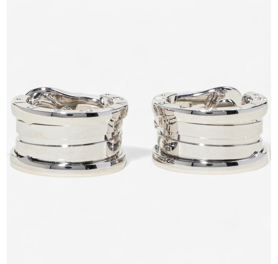 Image 746624_ALTMORE4.jpg, Product 746-624 / Price $5,895.00, Estate Originals 18K White Gold Bvlgari B.Zero1 French Back Earrings from Estate Originals on TSC.ca's Jewellery department
