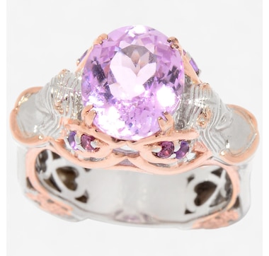 Product 746-637 / Price $479.99 , Gems En Vogue Palladium Silver Kunzite Fairy Ring