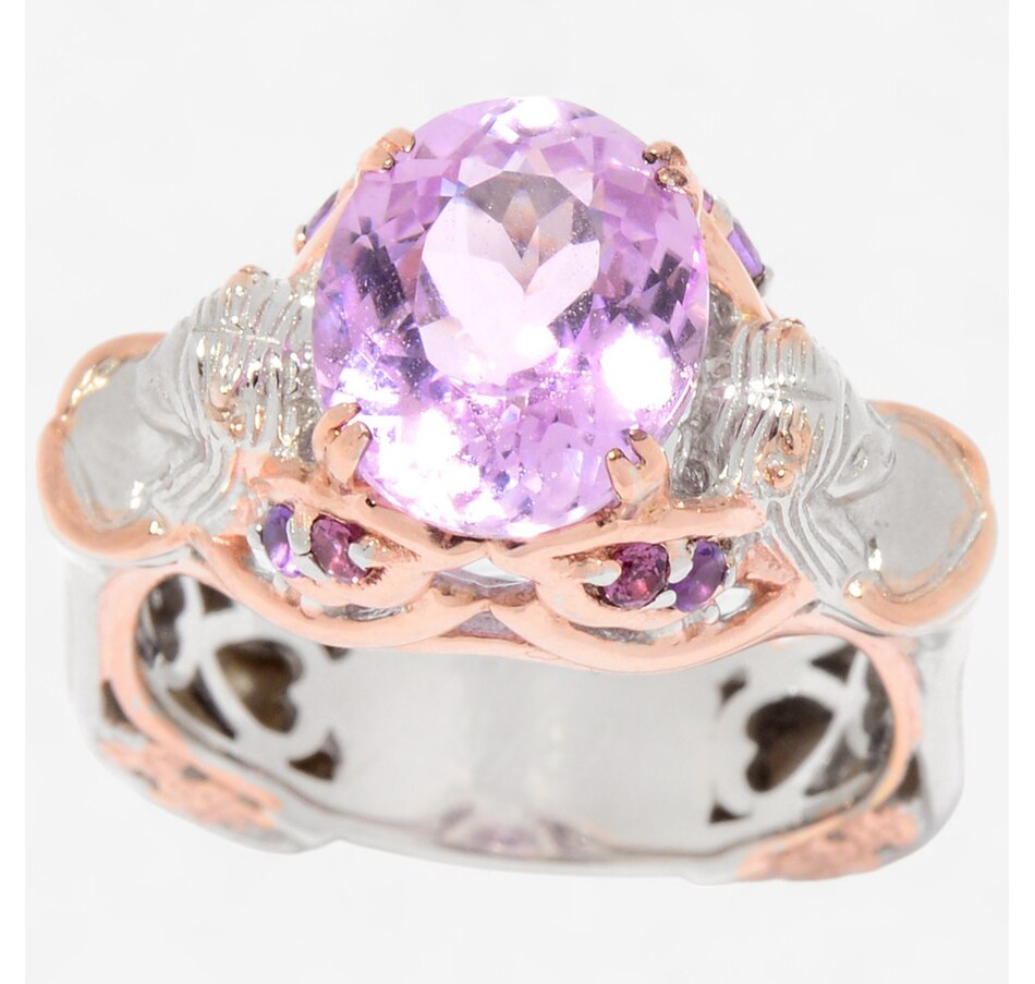 Image 746637.jpg, Product 746-637 / Price $549.99, Gems En Vogue Palladium Silver Kunzite Fairy Ring from Gems En Vogue on TSC.ca's Jewellery department