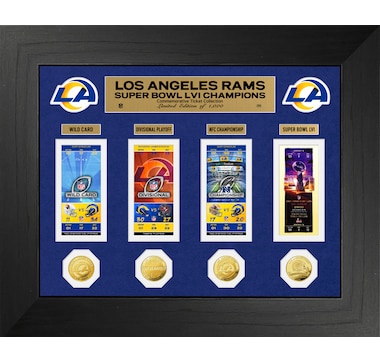 Highland Mint Los Angeles Rams Super Bowl LVI Champions 13'' x 16'' Banner  Bronze Coin Photo Mint