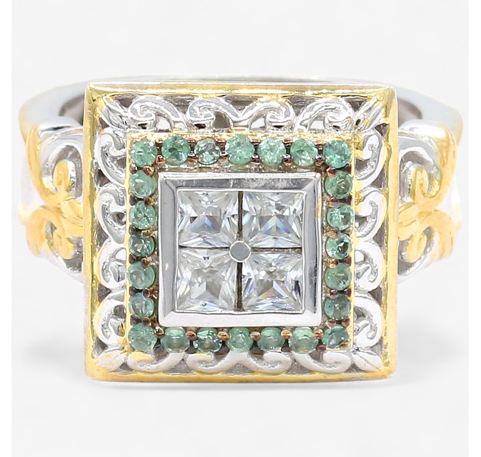 Image 746652.jpg, Product 746-652 / Price $149.99, Gems En Vogue Palladium Silver White Zircon & Alexandrite Ring from Gems En Vogue on TSC.ca's Jewellery department