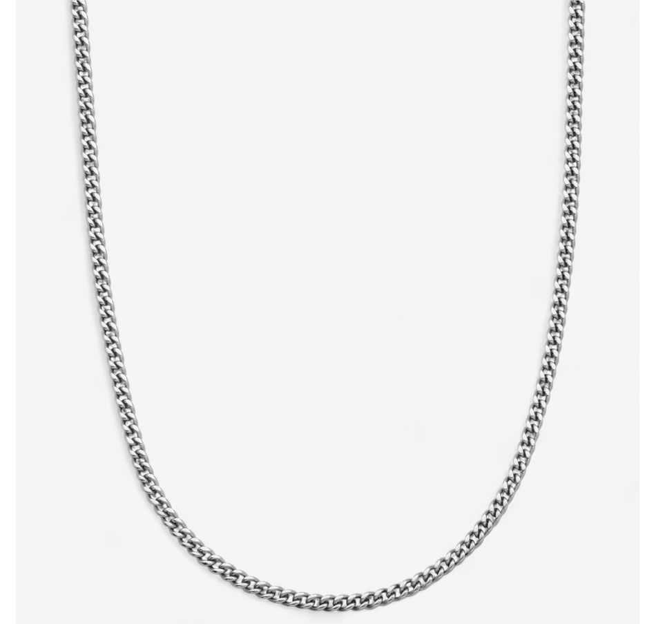 Image 746695.jpg, Product 746-695 / Price $39.99, Steelx 3.5mm Cuban Chain Necklace from STEELX on TSC.ca's Jewellery department