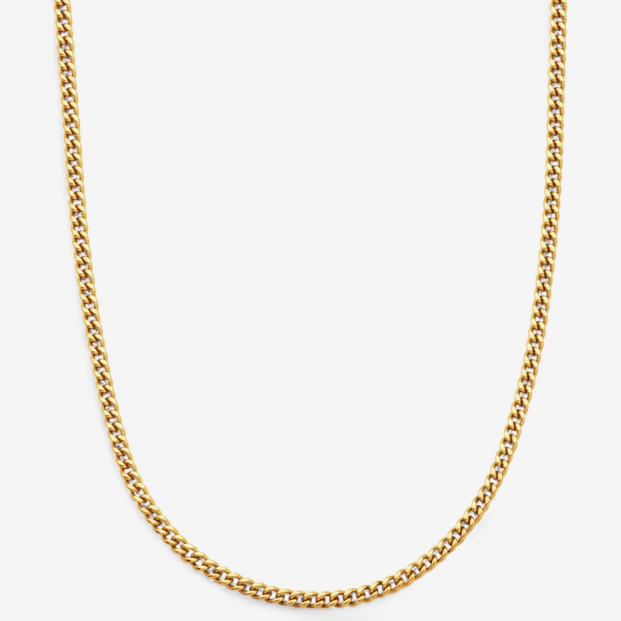 Image 746696.jpg, Product 746-696 / Price $49.99, Steelx IP Gold 3.5mm Cuban Chain Necklace 20" from Steelx on TSC.ca's Jewellery department