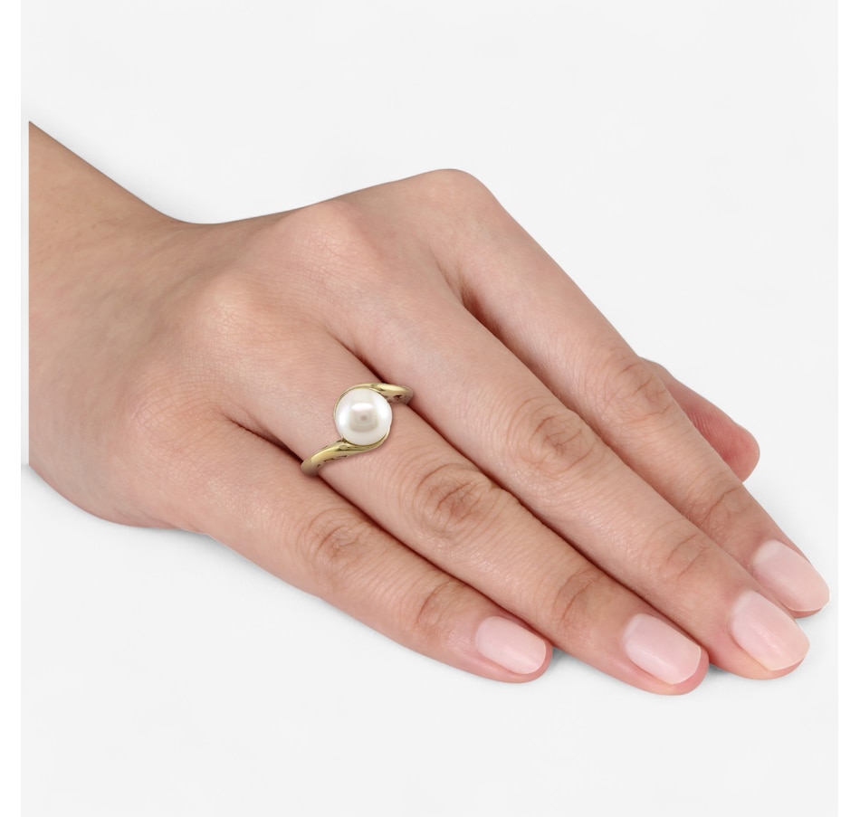 Image 746741_ALTMORE4.jpg, Product 746-741 / Price $629.99, Amour Pearls 10K Yellow Gold Cultured FreshWater Pearl Ring from Amour Pearls on TSC.ca's Jewellery department