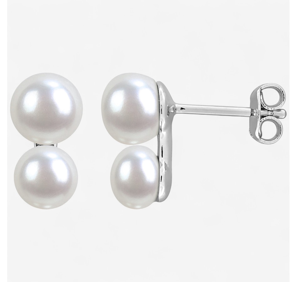 Image 746757.jpg, Product 746-757 / Price $89.99, Amour Pearls Sterling Silver Cultured Freshwater Pearl Drop Earrings from Amour Pearls on TSC.ca's Jewellery department