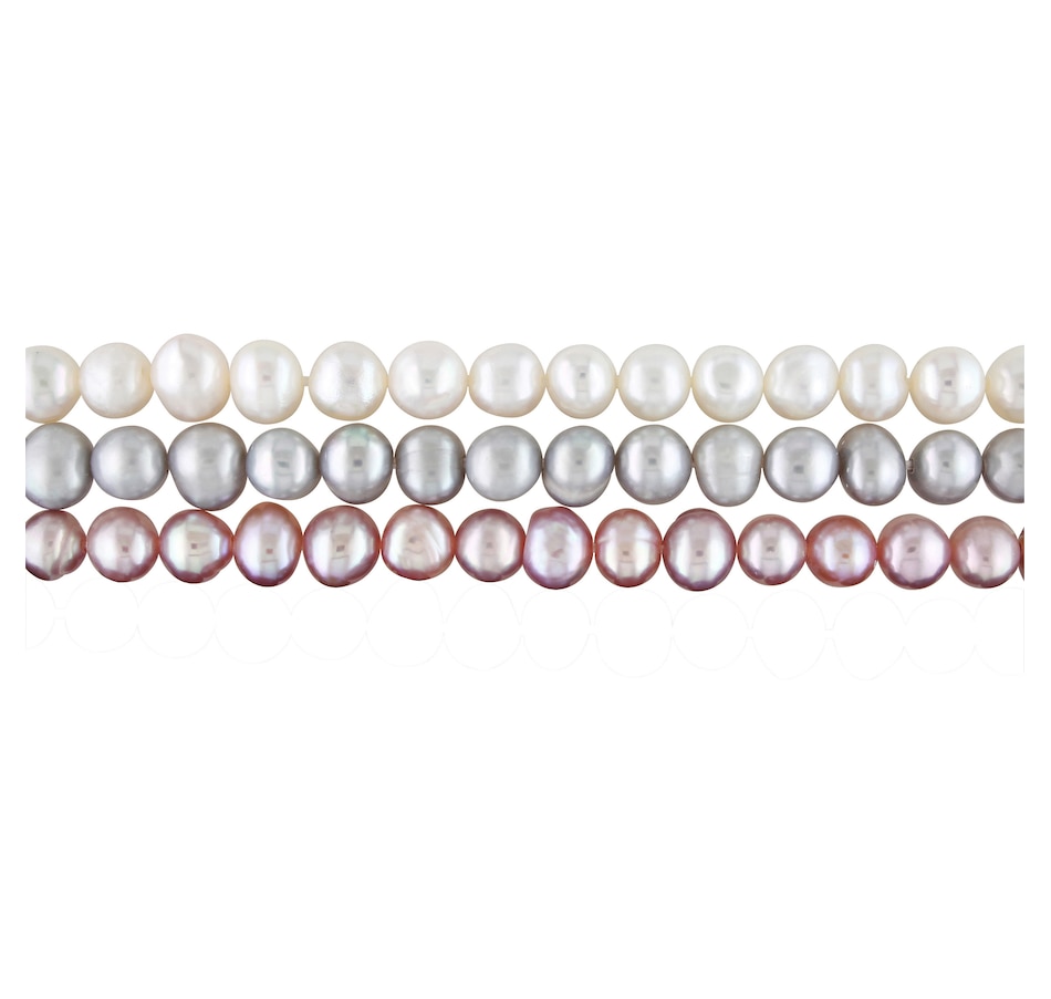 Image 746763_ALTMORE1.jpg, Product 746-763 / Price $69.99, Amour Pearls Cultured Freshwater Pearls White Pink and Grey Bracelet from Amour Pearls on TSC.ca's Jewellery department