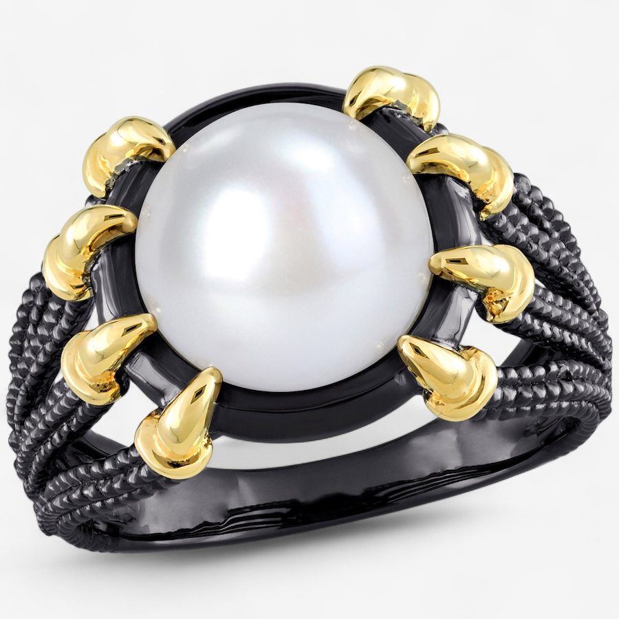Image 746764.jpg, Product 746-764 / Price $129.99, Amour Pearls Sterling Silver Cultured Freshwater Pearl Multi Shank Men's Ring from Amour Pearls on TSC.ca's Jewellery department