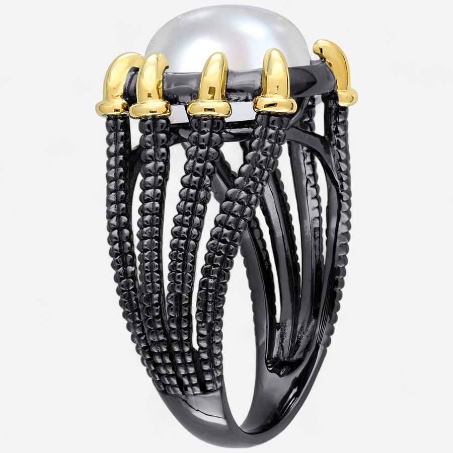 Image 746764_ALTMORE1.jpg, Product 746-764 / Price $129.99, Amour Pearls Sterling Silver Cultured Freshwater Pearl Multi Shank Men's Ring from Amour Pearls on TSC.ca's Jewellery department